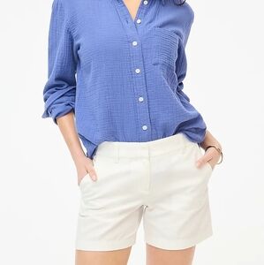 NWT J.Crew Factory 5" Classic Chino Shorts Size 00